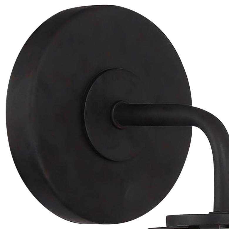 Image 4 Crystorama Fulton 10 1/4 inch High Black Wall Sconce more views