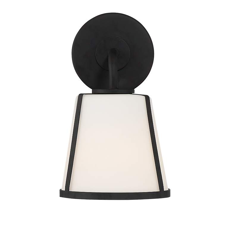 Image 4 Crystorama Fulton 10 1/4" High Black Wall Sconce more views
