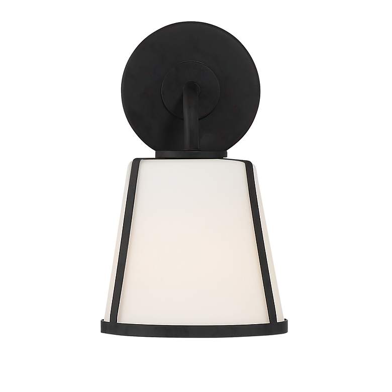 Image 4 Crystorama Fulton 10 1/4 inch High Black Wall Sconce more views