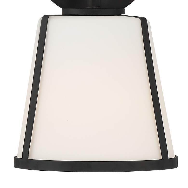 Image 5 Crystorama Fulton 10 1/4" High Black Wall Sconce more views