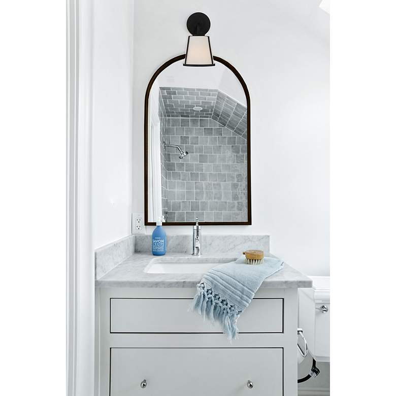 Image 6 Crystorama Fulton 10 1/4" High Black Wall Sconce more views