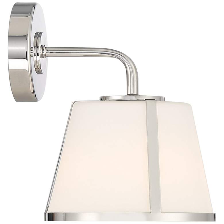 Image 4 Crystorama Fulton 10 1/4 inch High Polished Nickel Wall Sconce more views