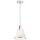 Crystorama Fulton 10 3/4" Wide Polished Nickel Mini Pendant