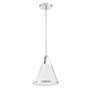 2_Crystorama Fulton 10 3/4" Wide Polished Nickel Mini Pendant more views