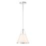 3_Crystorama Fulton 10 3/4" Wide Polished Nickel Mini Pendant more views