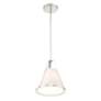 4_Crystorama Fulton 10 3/4" Wide Polished Nickel Mini Pendant more views