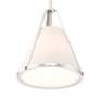 5_Crystorama Fulton 10 3/4" Wide Polished Nickel Mini Pendant more views