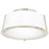 Crystorama Fulton 12" Wide Polished Nickel Ceiling Light