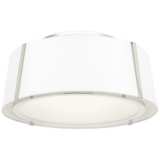 Crystorama Fulton 18&quot; Wide Polished Nickel Ceiling Light