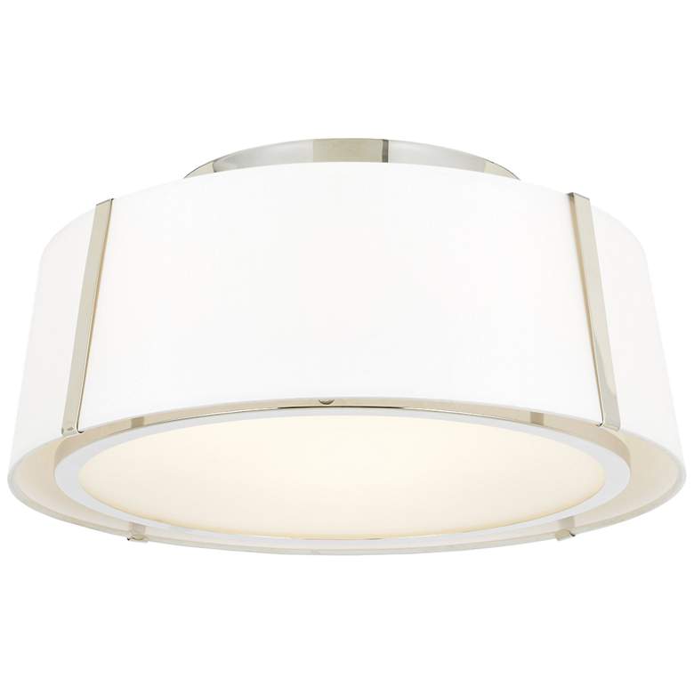 Image 2 Crystorama Fulton 18" Wide Polished Nickel Ceiling Light