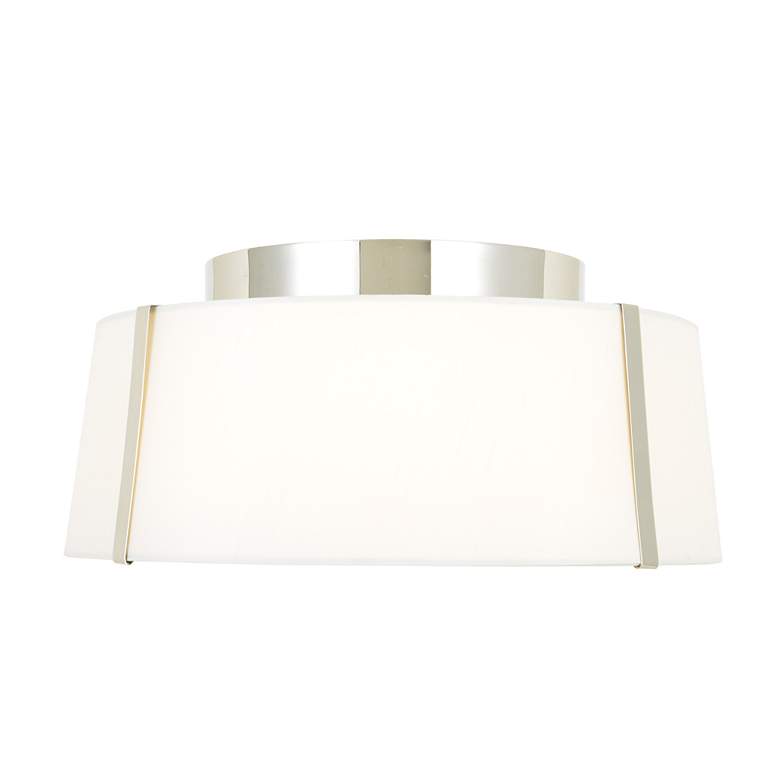 Image 4 Crystorama Fulton 18" Wide Polished Nickel Ceiling Light more views