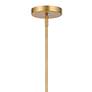 6_Crystorama Fulton 20" Wide Antique Gold Metal Pendant Light more views
