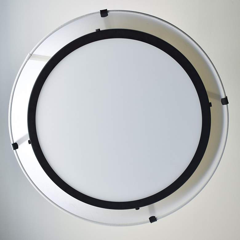 Image 5 Crystorama Fulton 20" Wide Black Metal Pendant Light more views