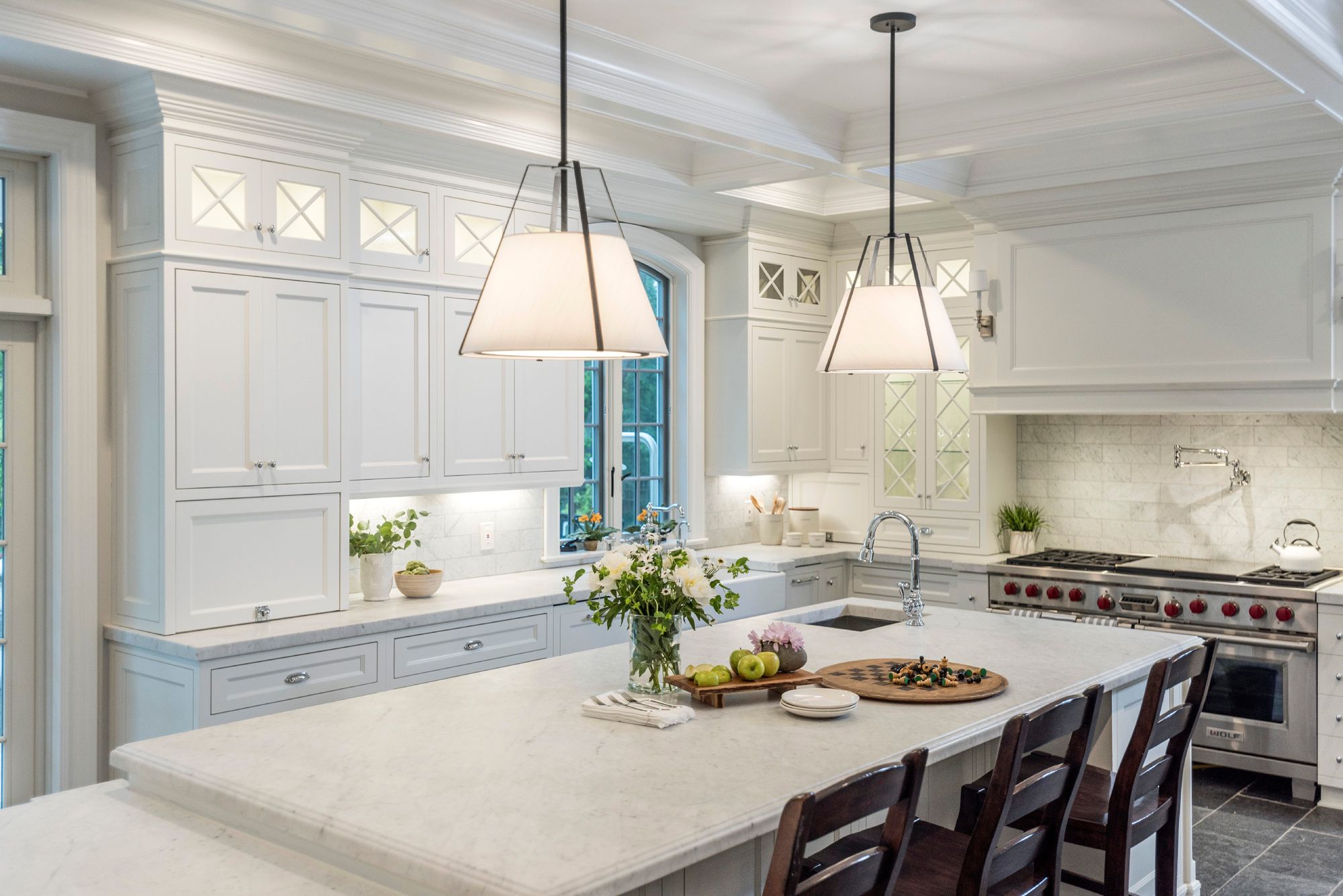 Crystorama Fulton 20" Wide Black Metal Pendant Light