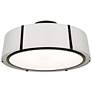 2_Crystorama Fulton 24" Wide Matte Black Drum Ceiling Light