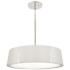 Crystorama Fulton 24"W Polished Nickel Drum Pendant Light