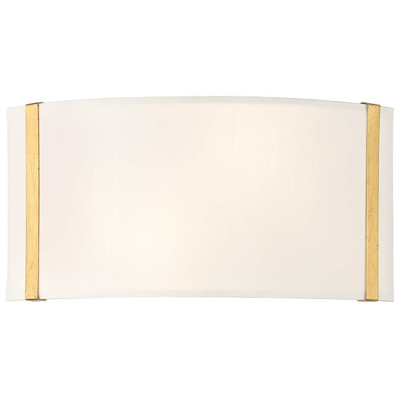 Image 1 Crystorama Fulton 6 1/4" High Antique Gold Wall Sconce