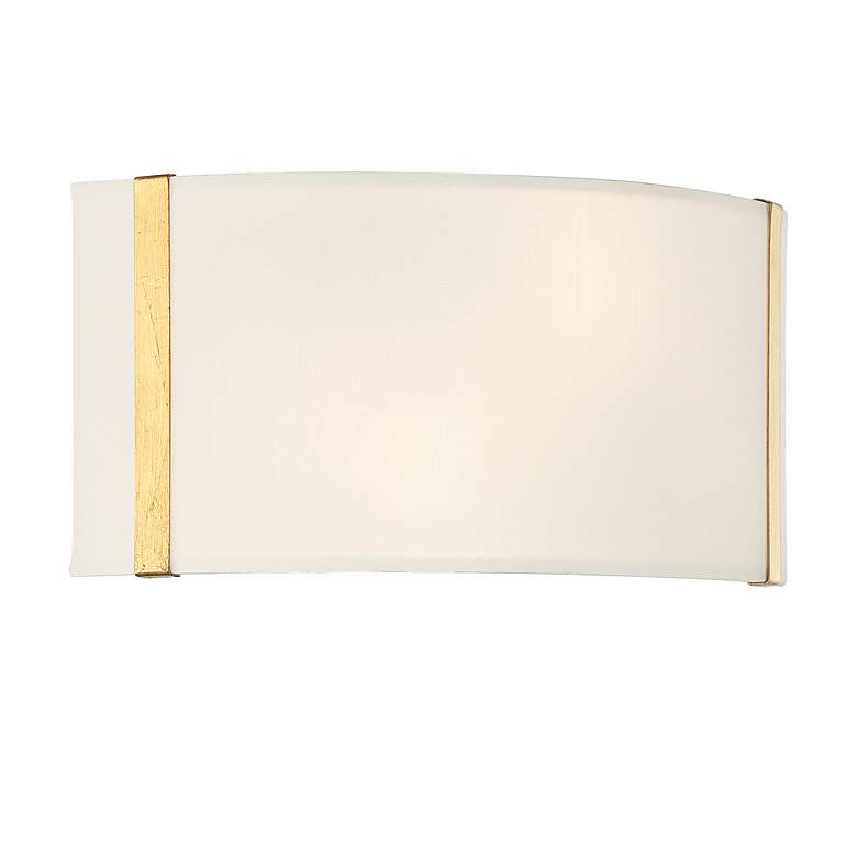 Image 2 Crystorama Fulton 6 1/4" High Antique Gold Wall Sconce more views
