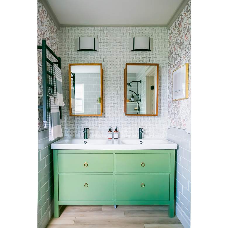 Image 6 Crystorama Fulton 6 1/4" High Black Wall Sconce more views