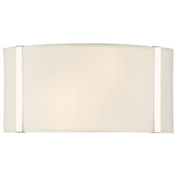 Crystorama Fulton 6 1/4"H Polished Nickel Wall Sconce