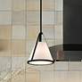 1_Crystorama Fulton 9 1/4" Wide Black Mini Pendant