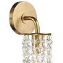 Crystorama Gabrielle 19"H Antique Gold Crystal Wall Sconce