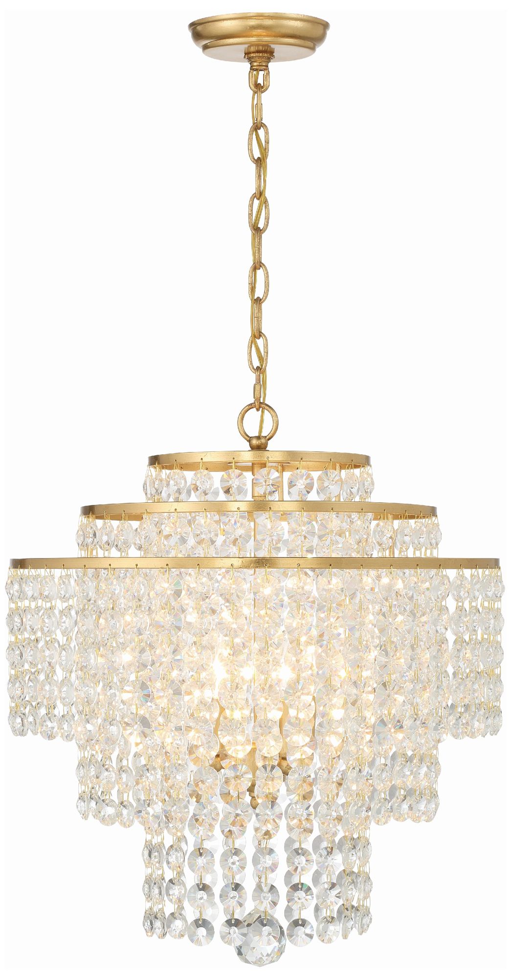 Crystorama Gabrielle Gold Collection