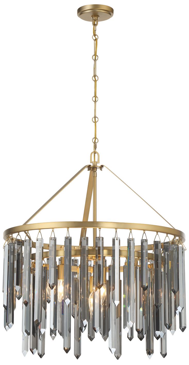 Crystorama Gemma 24in.  Modern Gold Chan