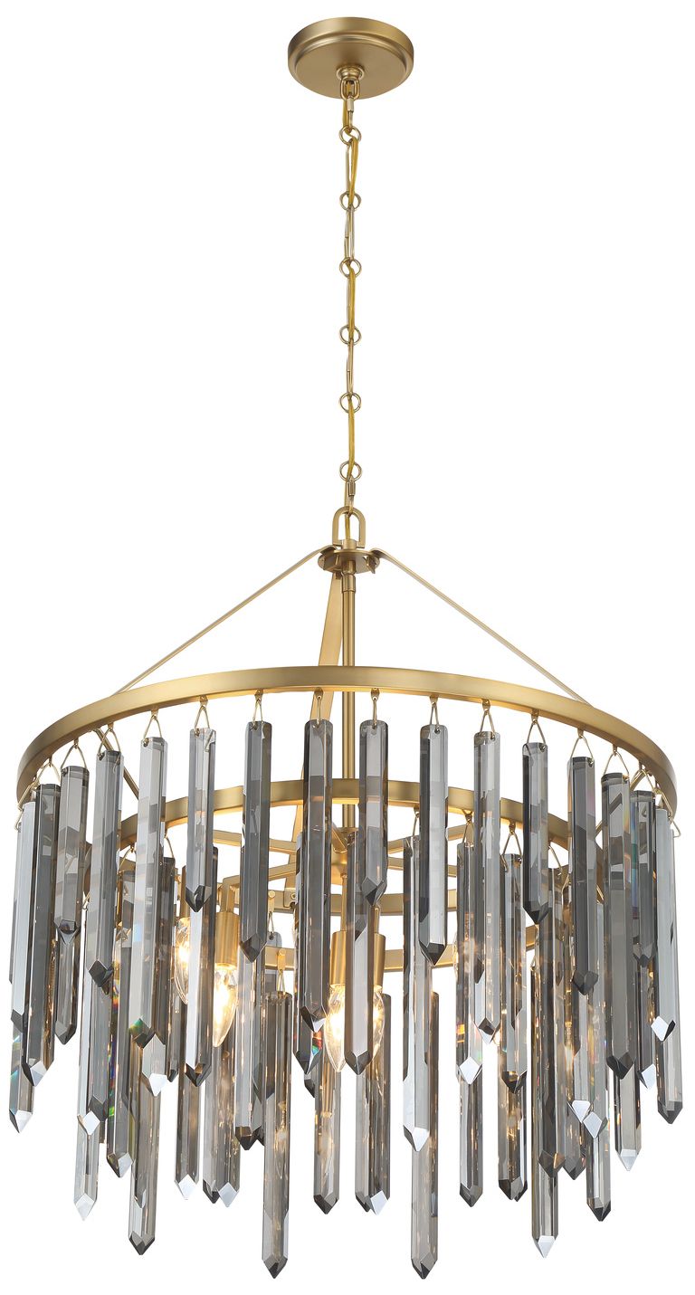 Image 4 Crystorama Gemma 24in.  Modern Gold Chan more views