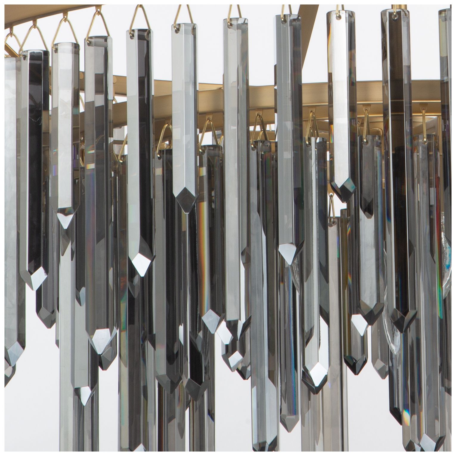 Image 5 Crystorama Gemma 32in.  Modern Gold Chan more views