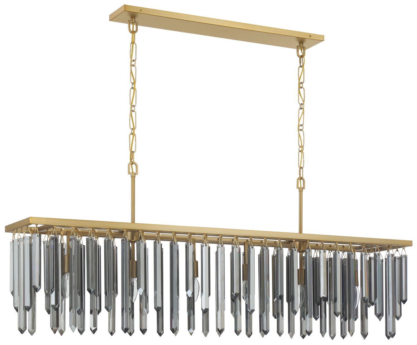 Image 2 Crystorama Gemma 52in.  Modern Gold Line more views