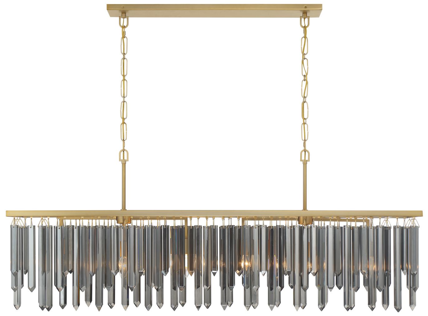 Image 3 Crystorama Gemma 52in.  Modern Gold Line more views