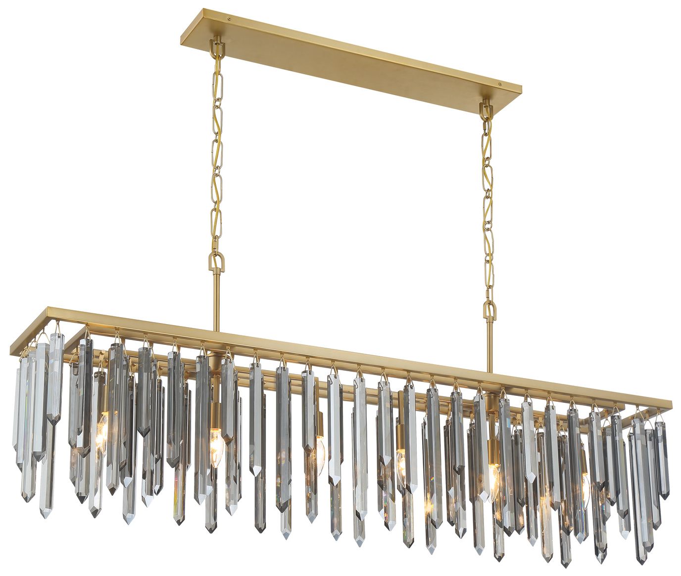 Image 4 Crystorama Gemma 52in.  Modern Gold Line more views