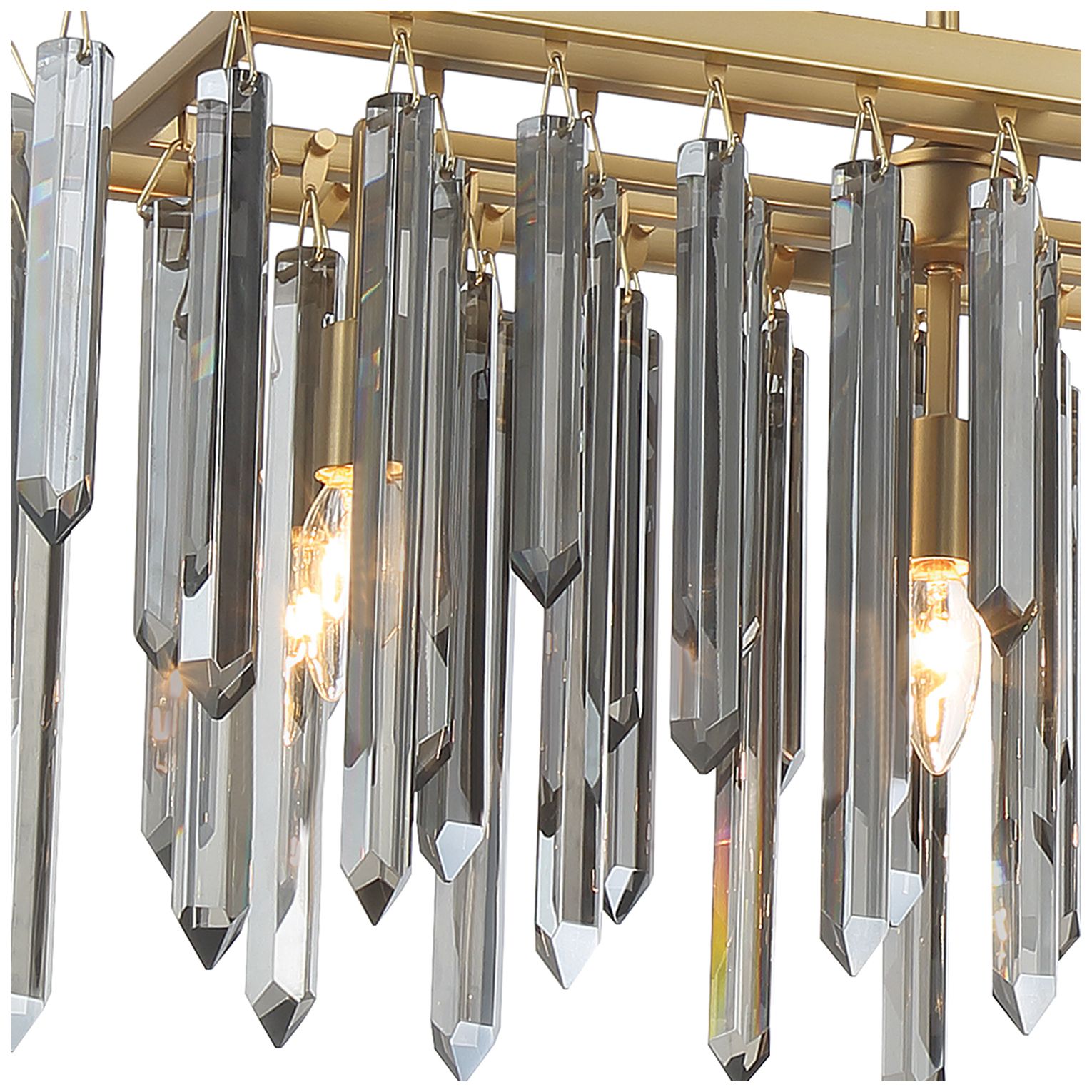 Image 5 Crystorama Gemma 52in.  Modern Gold Line more views