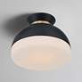 1_Crystorama Gidget 10 1/4" Wide Matte Black Ceiling Light