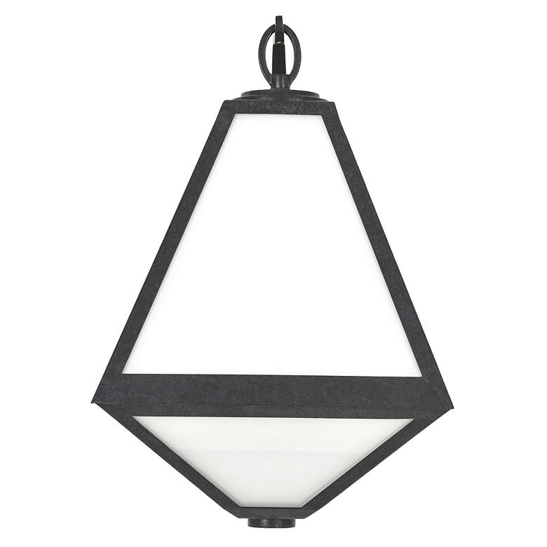 Image 2 Crystorama Glacier 13"H Black Charcoal Outdoor Wall Light more views