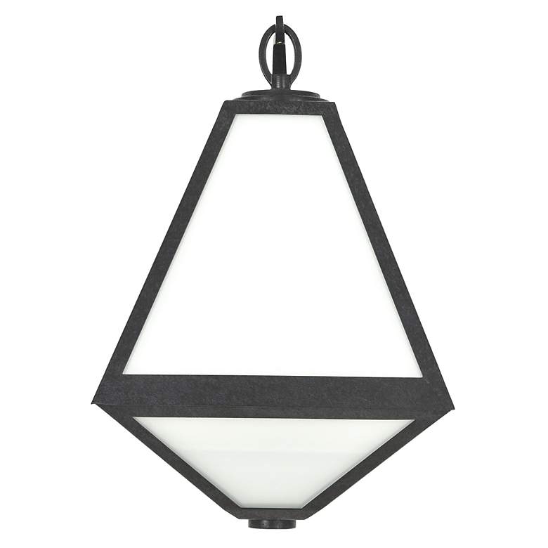 Image 2 Crystorama Glacier 13 inchH Black Charcoal Outdoor Wall Light more views