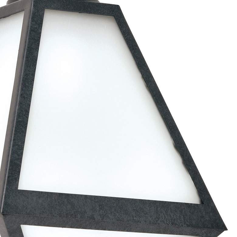 Image 4 Crystorama Glacier 13"H Black Charcoal Outdoor Wall Light more views