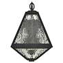 3_Crystorama Glacier 16 3/4"H Black 2-Light Outdoor Wall Light more views