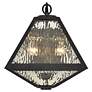 5_Crystorama Glacier 16 3/4"H Black 2-Light Outdoor Wall Light more views