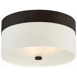 Crystorama Grayson 16" Wide Dark Bronze Ceiling Light