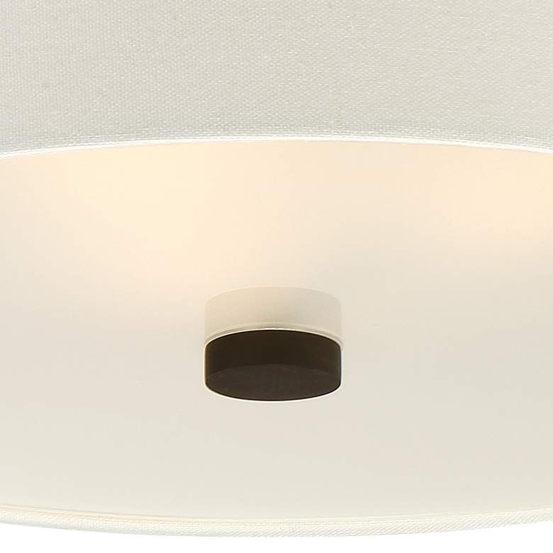 Image 3 Crystorama Grayson 16" Wide Dark Bronze Ceiling Light more views