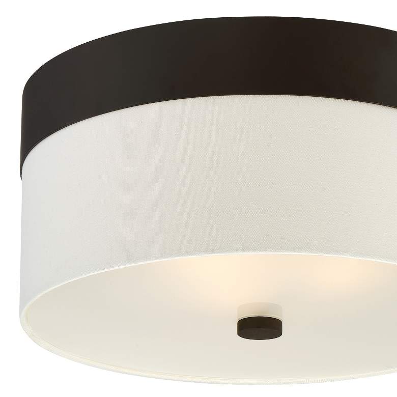 Image 5 Crystorama Grayson 16" Wide Dark Bronze Ceiling Light more views