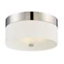 2_Crystorama Grayson 16" Wide Polished Nickel Ceiling Light more views