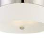 4_Crystorama Grayson 16" Wide Polished Nickel Ceiling Light more views