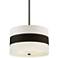 Crystorama Grayson 23" Wide Dark Bronze Pendant Light