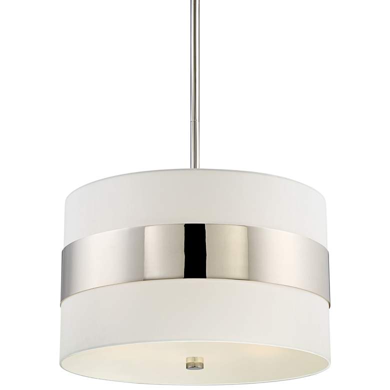 Image 2 Crystorama Grayson 23 inch Wide Polished Nickel Pendant Light