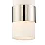 3_Crystorama Grayson 6" Wide Polished Nickel Mini Pendant more views
