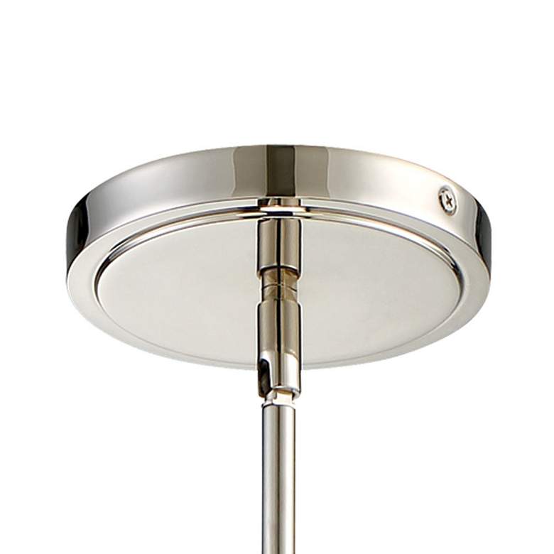 Image 4 Crystorama Grayson 6" Wide Polished Nickel Mini Pendant more views