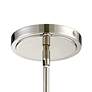 4_Crystorama Grayson 6" Wide Polished Nickel Mini Pendant more views